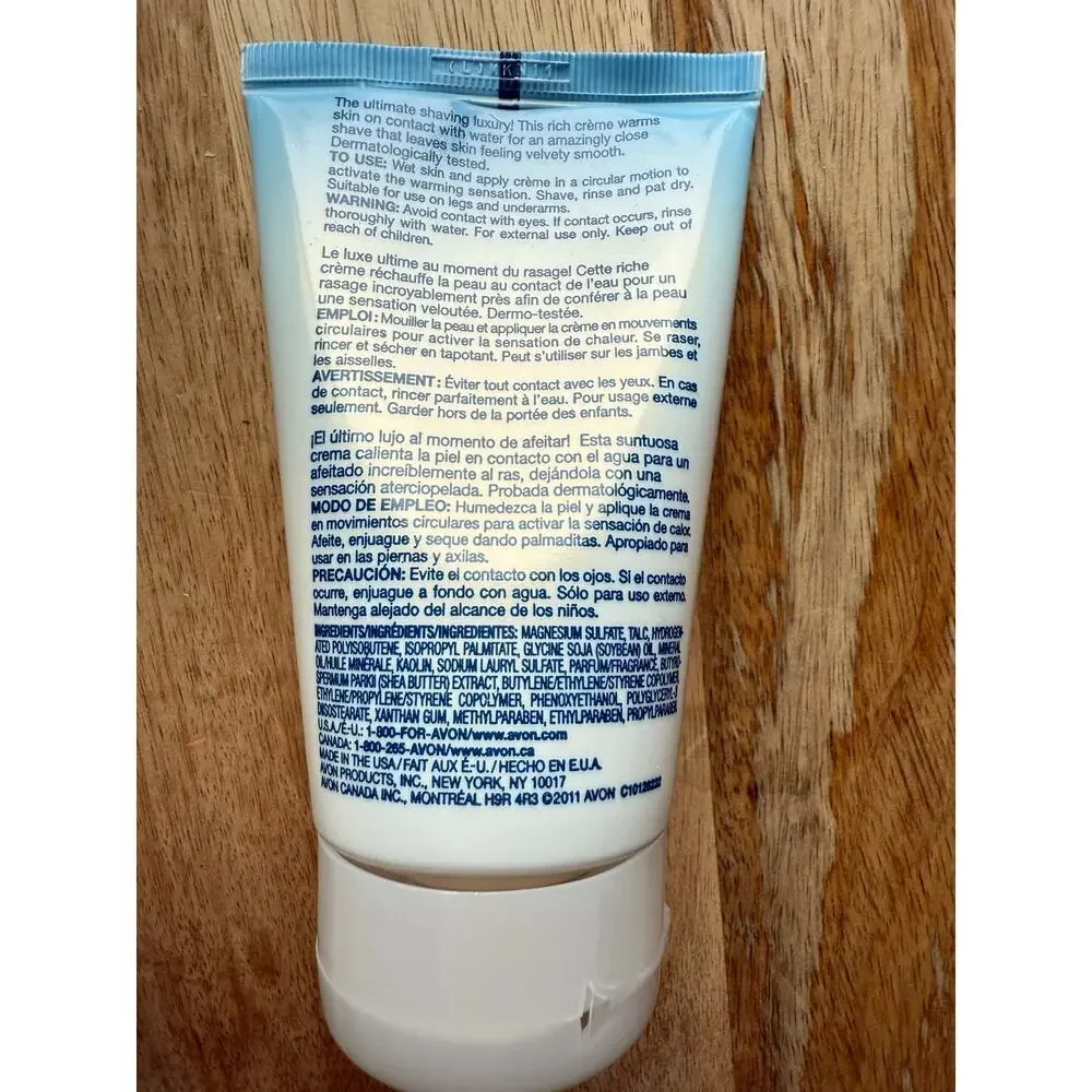 Avon Skin So Soft Fresh & Smooth Warm ElSensation Shave Cream, 4.2 fl oz, In Box